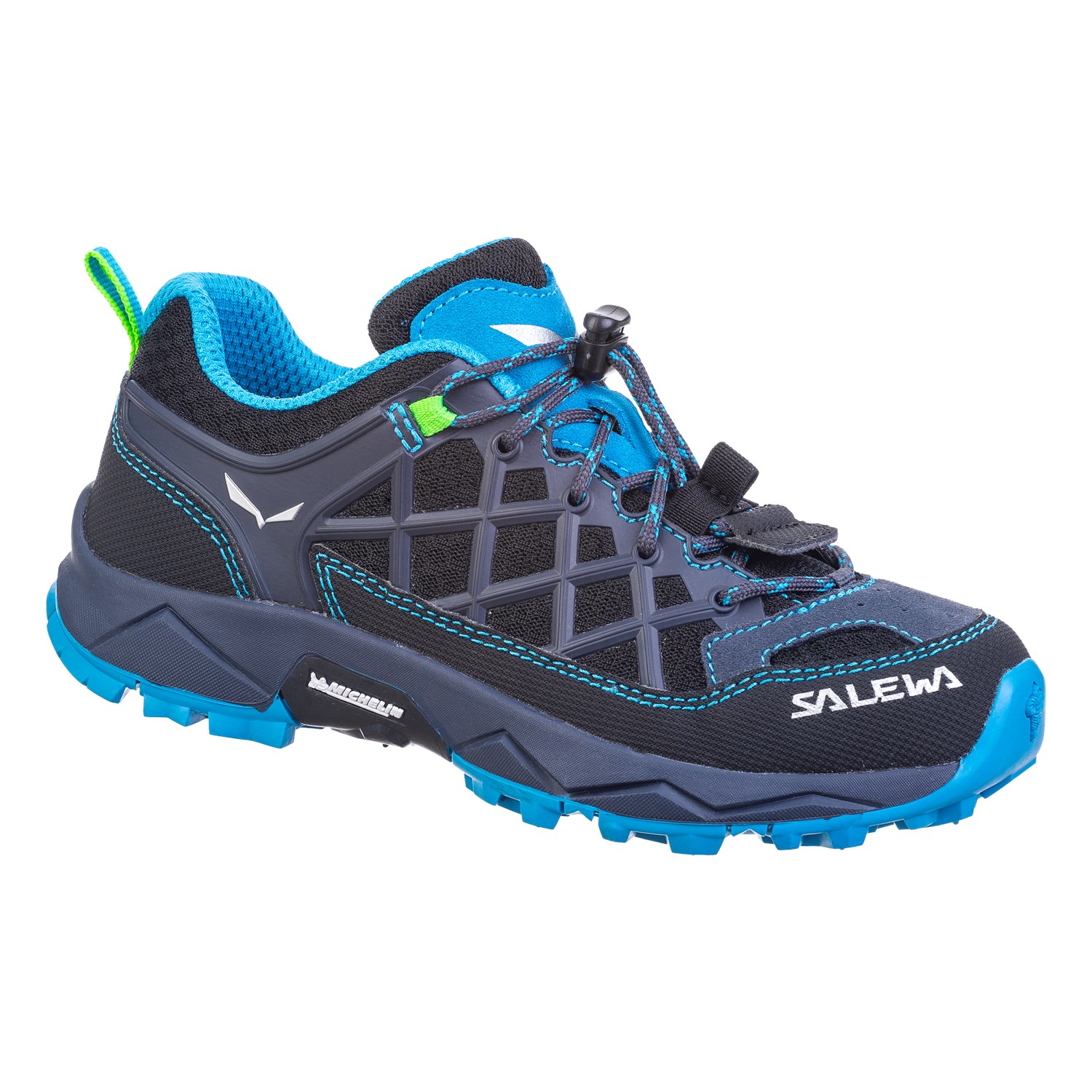 Salewa Wildfire Çocuk Yürüyüş Ayakkabısı Gri/Mavi/Yeşil Türkiye 018643MRU